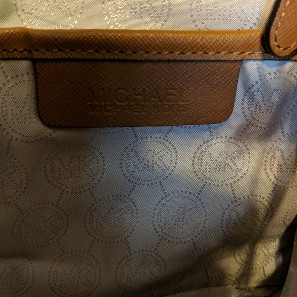 Michael Kors brown bag purse - Picture 6 of 13